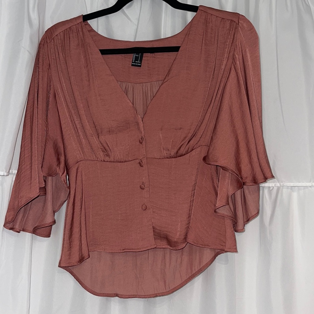 Rusty brown blouse